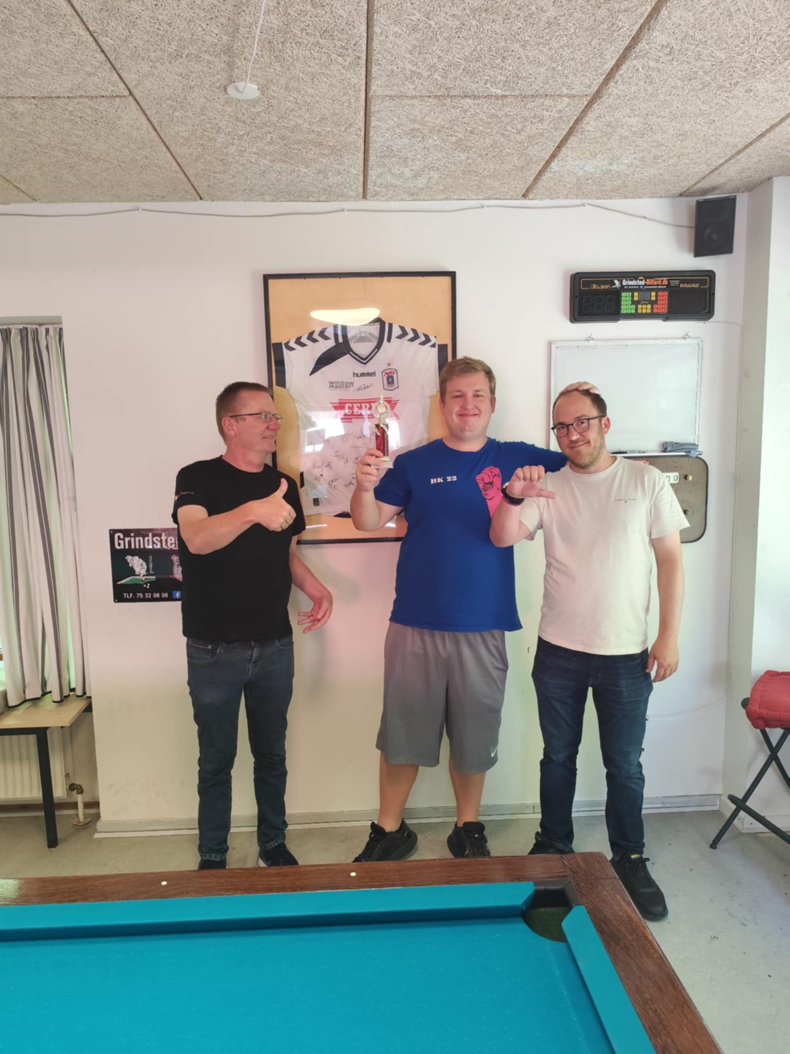 1.pladsen. Kristian Mikkelsen. 
2.pladsen. Jens Minds. 
3.pladsen Michel.